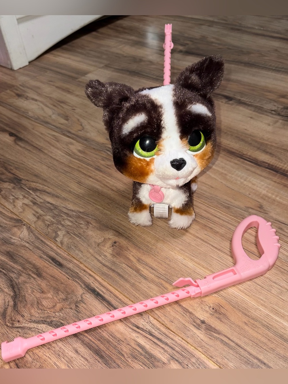 FurReal Walk-A-Lots Bernadoodle Interactive Walking Plush Toy Puppy With Sounds